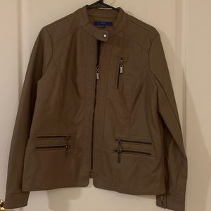 Apt 9 Brown Leather Jacket